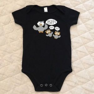 Saints who dat onesie, football owls🖤💛